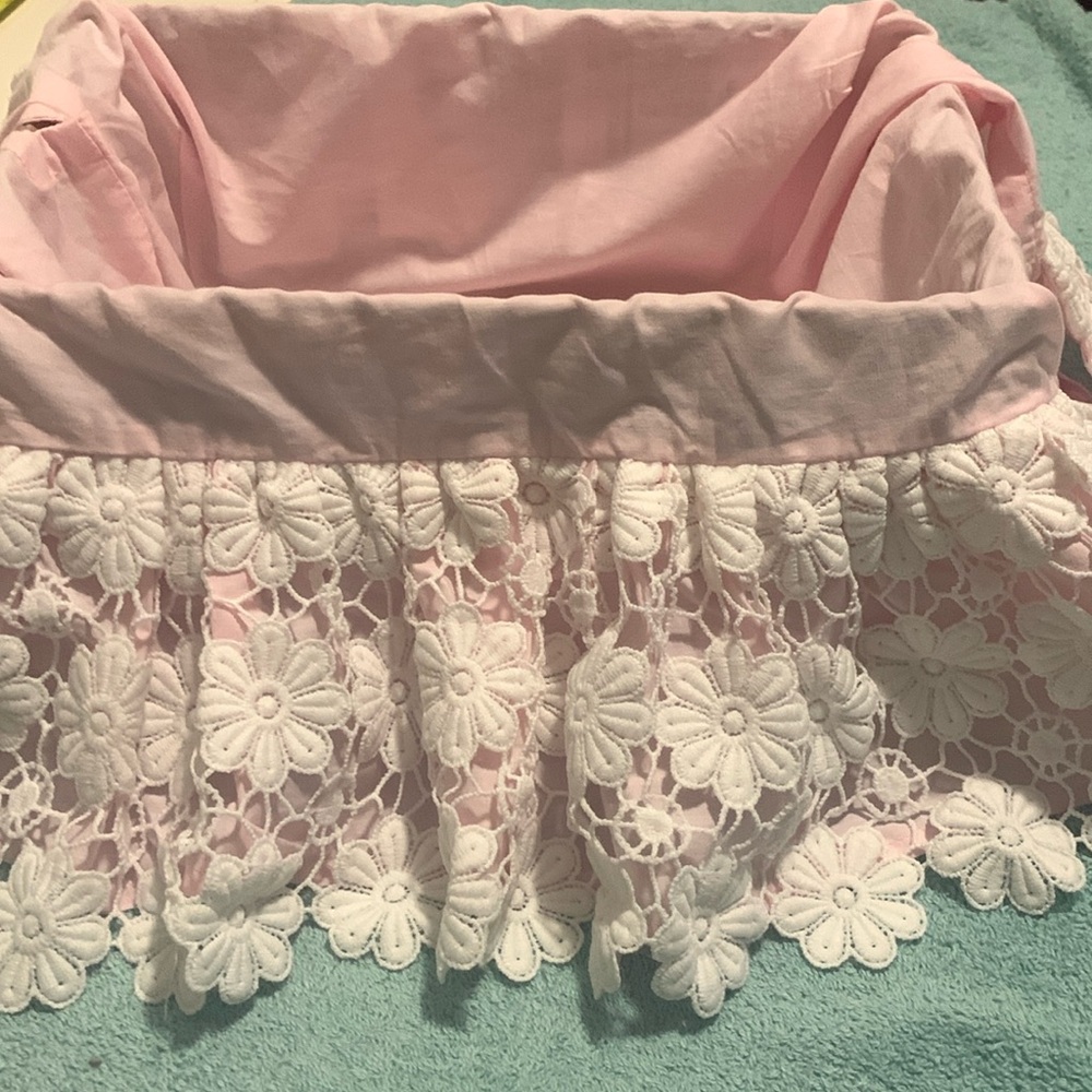 Pottery Barn Kids large basket liner NWOT